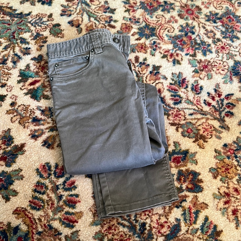 Mocha Prana slim fit pants. Size 28X30